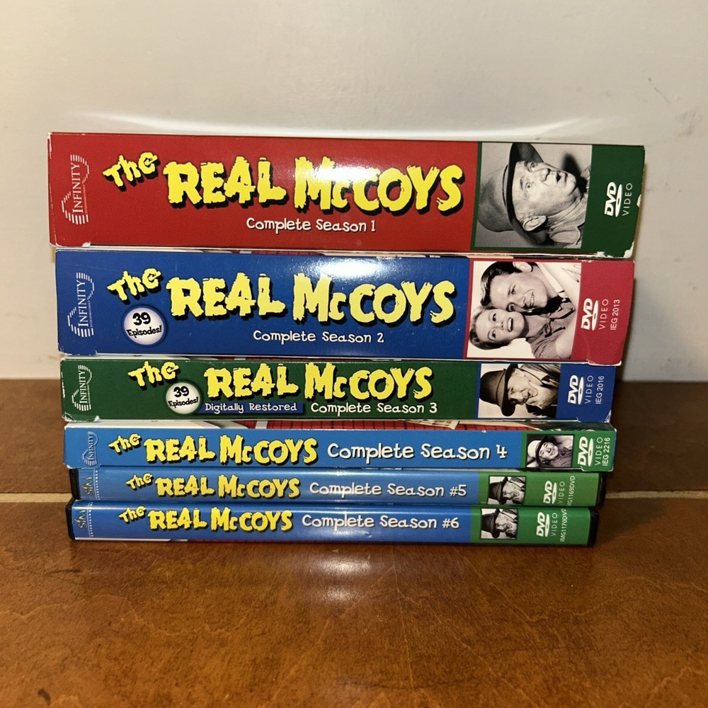 The Real McCoys Complete Series DVD Seasons 1-6 Rare OOP Excellent